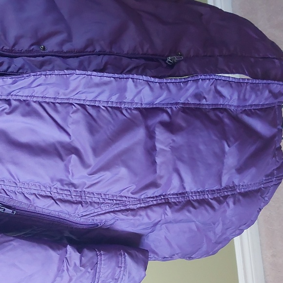 Purple coat, size M, 50% down - Picture 4 of 12